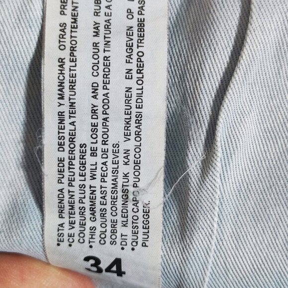 Abercrombie & Fitch jeans men's size 34 denim blue colour straight leg selvedge - Picture 7 of 15